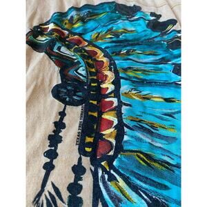 Texas True Threads Callie Ann Stelter Headdress Long Sleeve T Shirt Size L